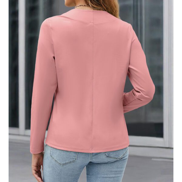 Women Plus Size Casual Blazer Open Front Long Sleeve Work Office Cardigan Jackets - Image 10