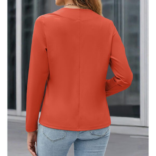 Women Plus Size Casual Blazer Open Front Long Sleeve Work Office Cardigan Jackets - Image 7