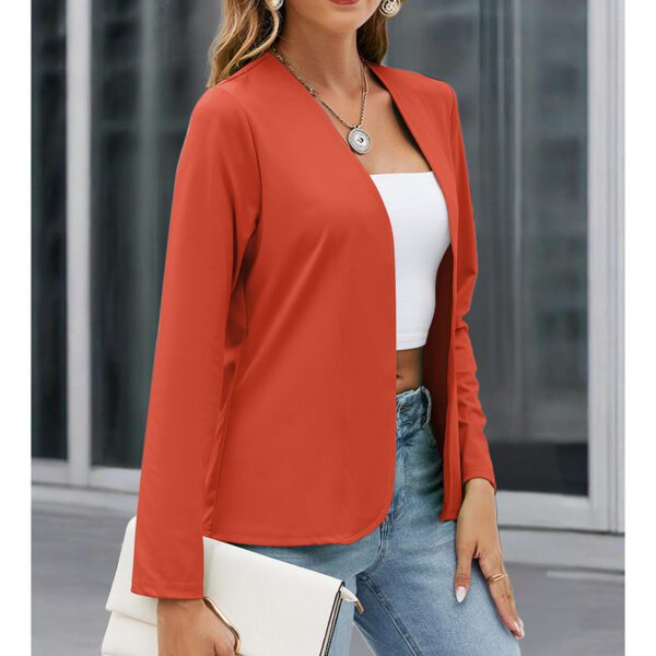 Women Plus Size Casual Blazer Open Front Long Sleeve Work Office Cardigan Jackets - Image 2